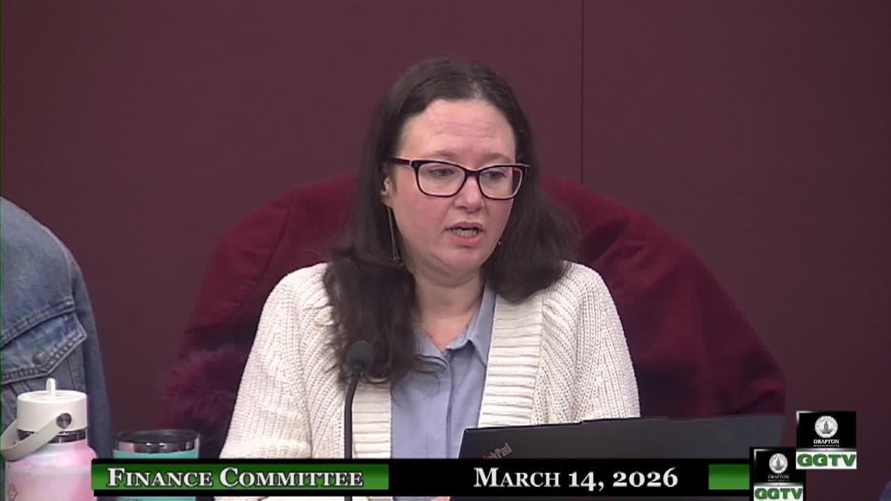 Thumbnail image for Finance Committee 3-14-26